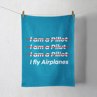 Thumbnail for I Fly Airplanes Designed Towels