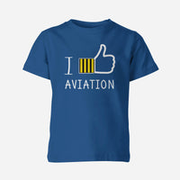 Thumbnail for I Like Aviation Designed Children T-Shirts