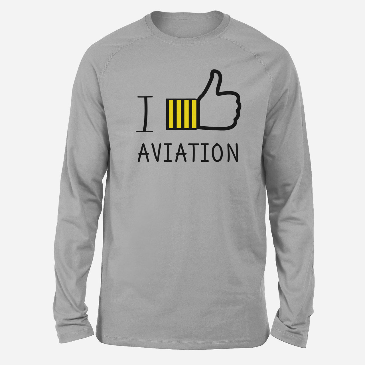 I Like Aviation Designed Long-Sleeve T-Shirts