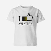 Thumbnail for I Like Aviation Designed Children T-Shirts