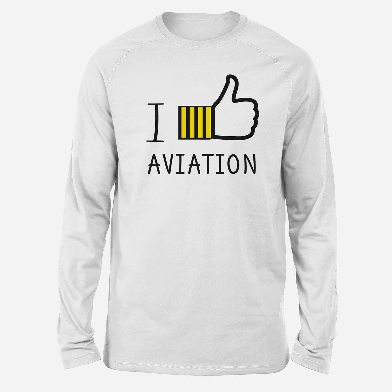 I Like Aviation Designed Long-Sleeve T-Shirts