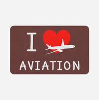 Thumbnail for I Love Aviation Designed Bath Mats