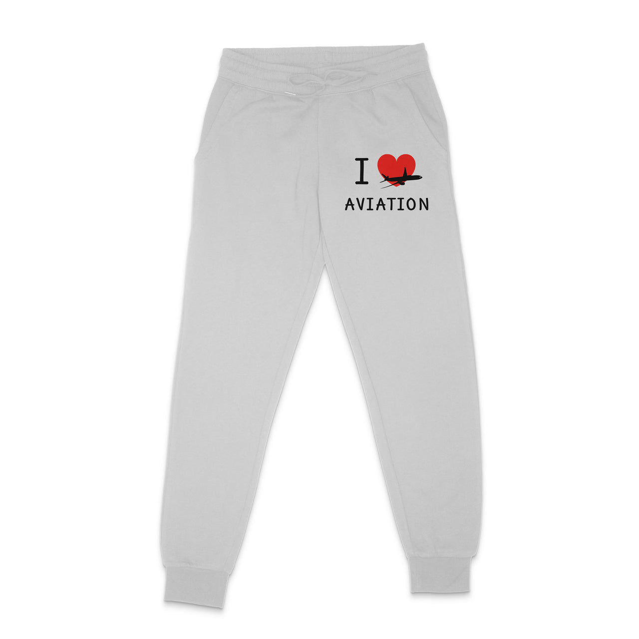 I Love Aviation Designed Sweatpants