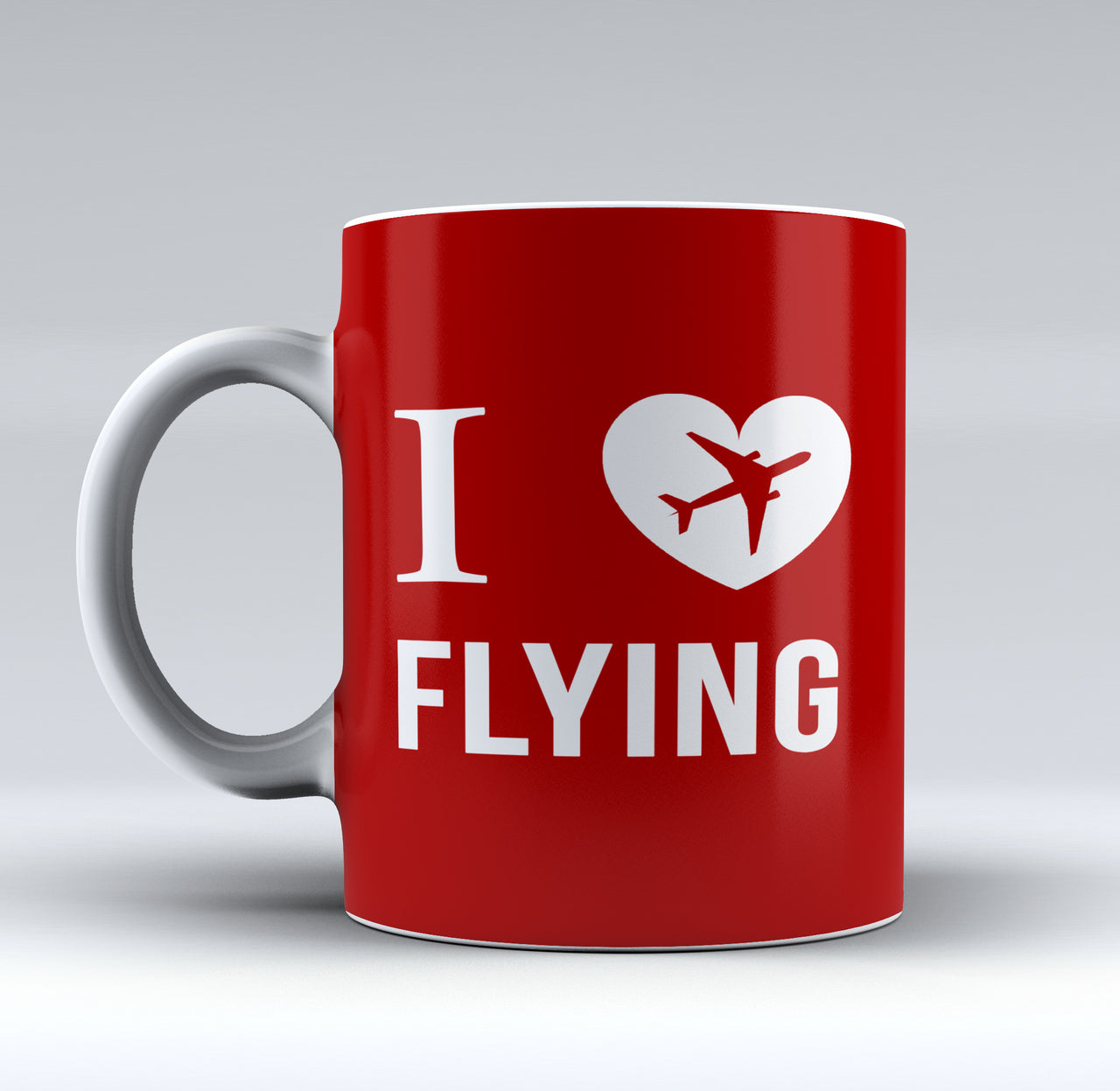 I Love Flying Designed Mugs
