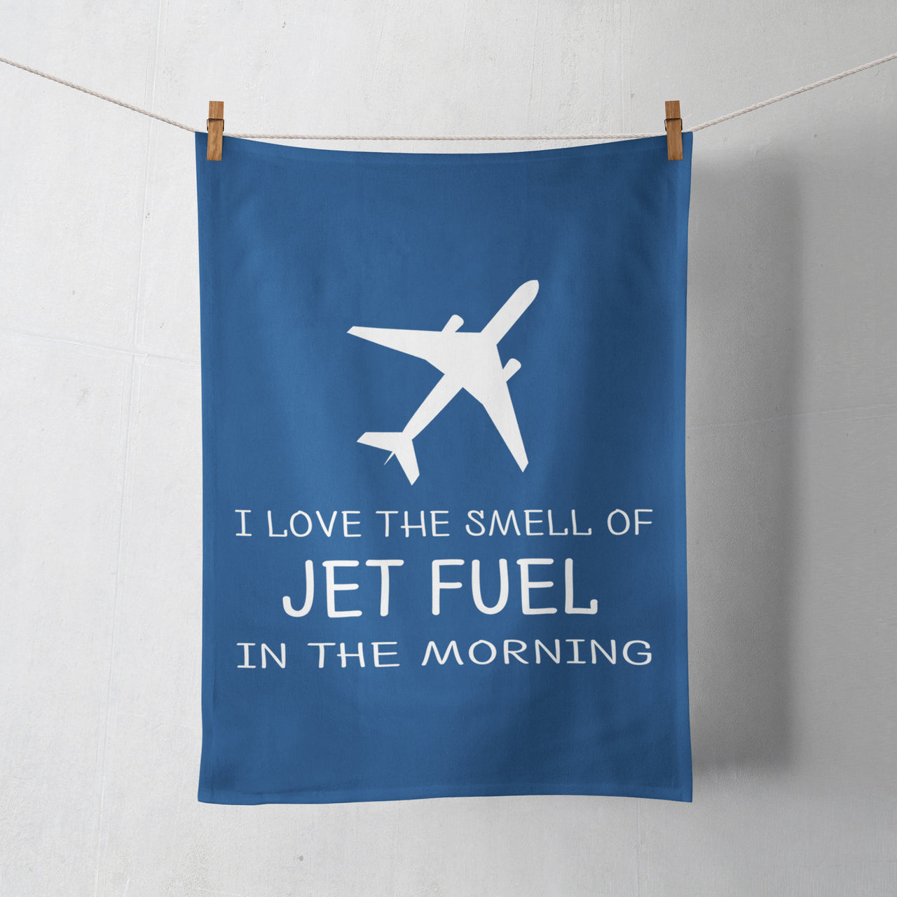 I Love The Smell Of Jet Fuel In The Morning Designed Towels