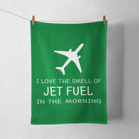 Thumbnail for I Love The Smell Of Jet Fuel In The Morning Designed Towels
