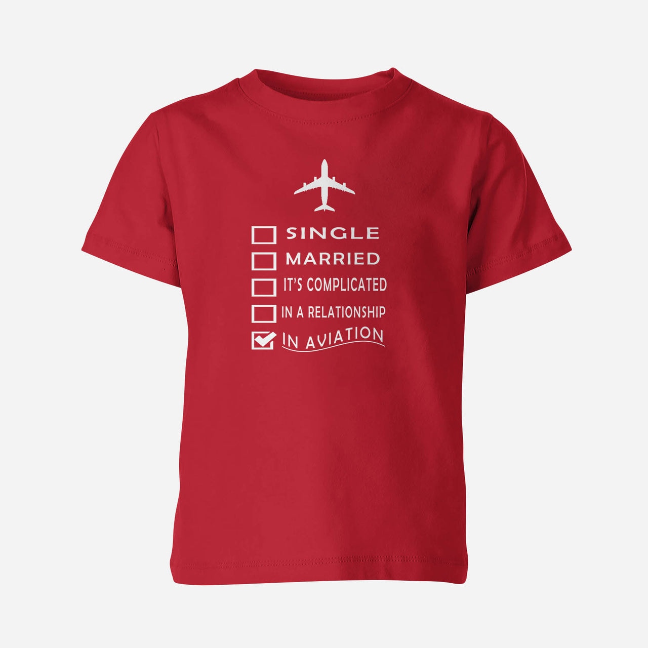 In Aviation Designed Children T-Shirts
