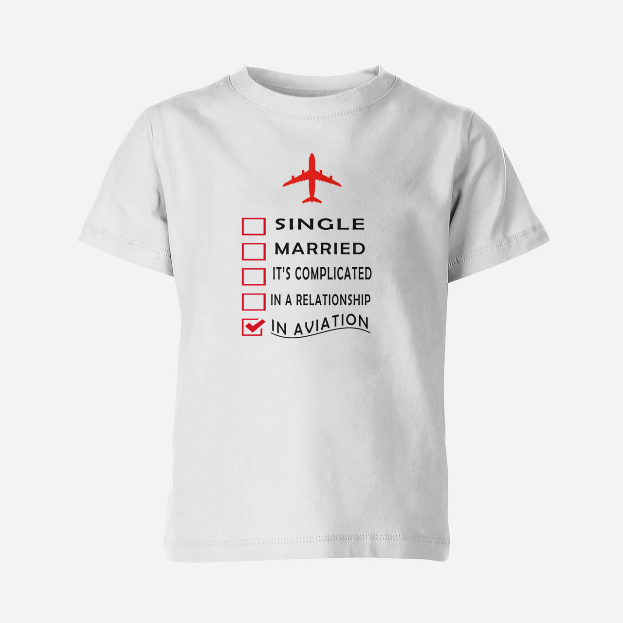 In Aviation Designed Children T-Shirts