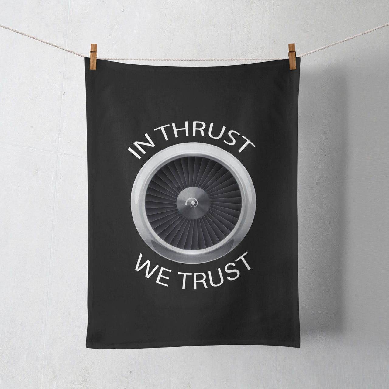 In Thrust We Trust Designed Towels