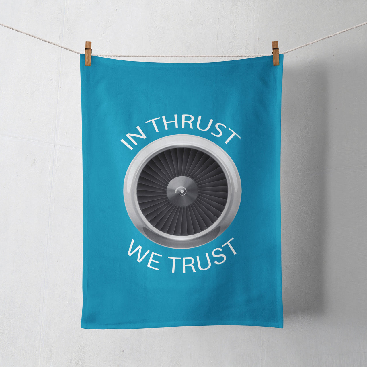 In Thrust We Trust Designed Towels