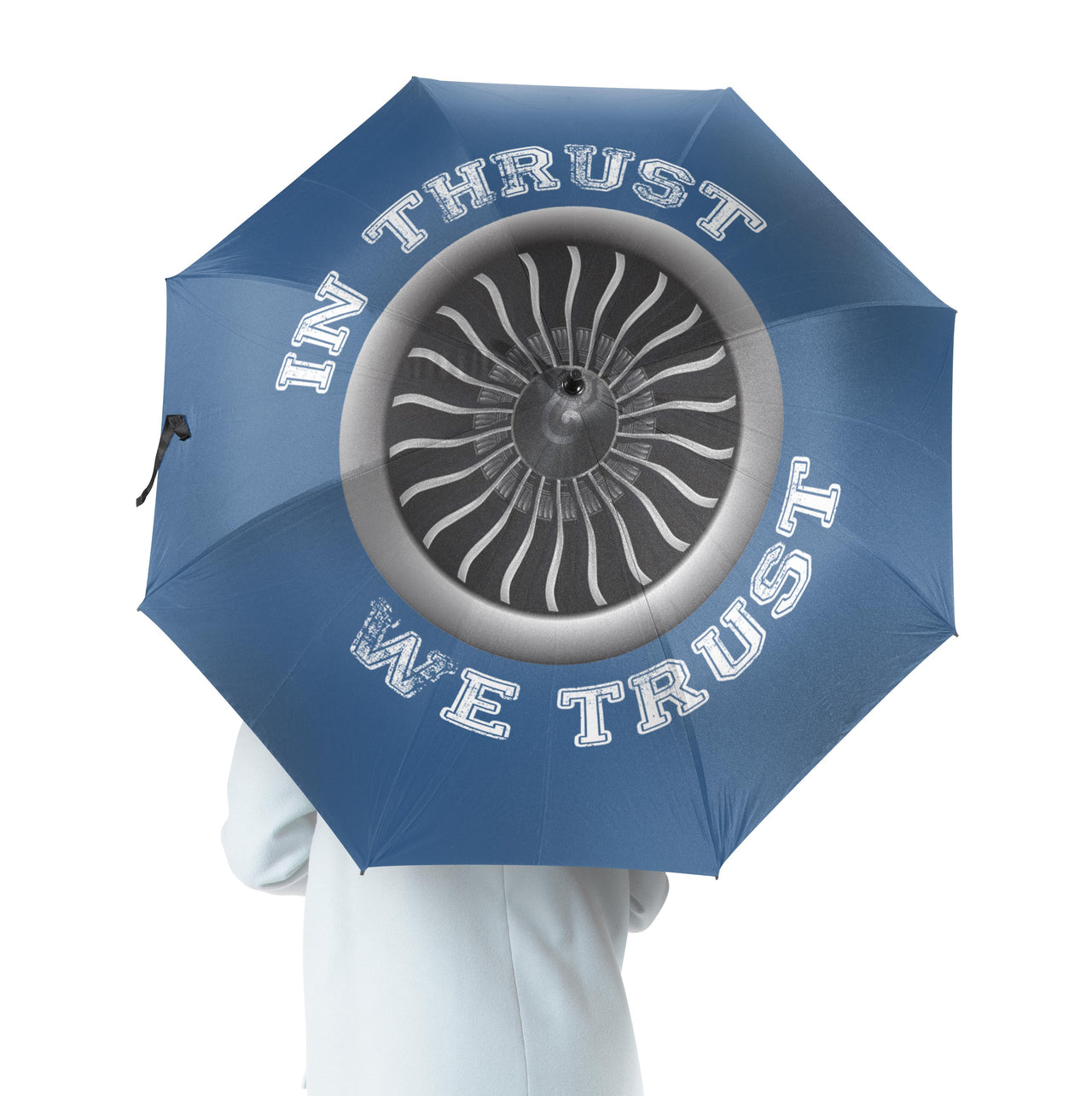 In Thrust We Trust (Vol 2) Designed Umbrella