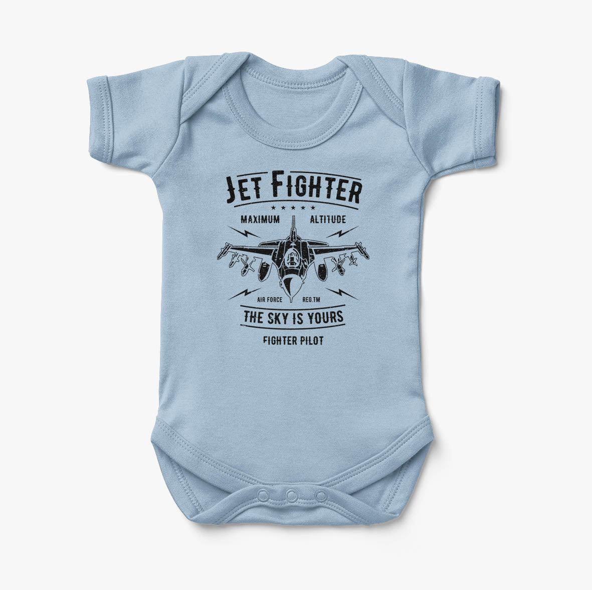 Jet Fighter - The Sky is Yours Designed Baby Bodysuits