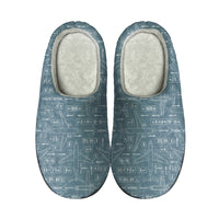 Thumbnail for Jet Planes & Airport Signs Designed Cotton Slippers