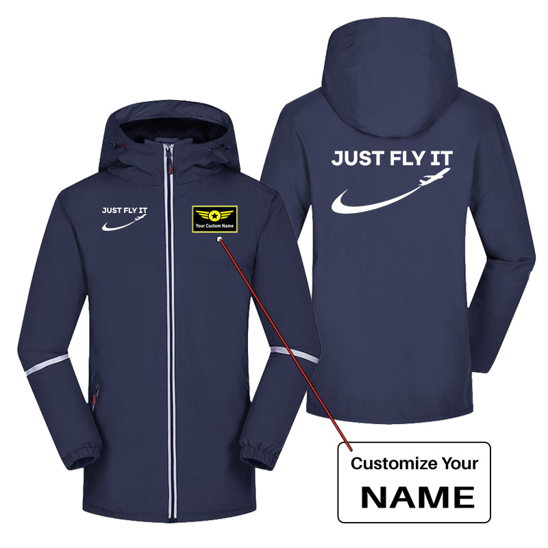 Just Fly It 2 Designed Rain Coats & Jackets