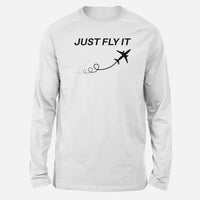 Thumbnail for Just Fly It Designed Long-Sleeve T-Shirts