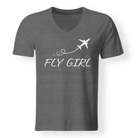 Thumbnail for Just Fly It & Fly Girl Designed V-Neck T-Shirts