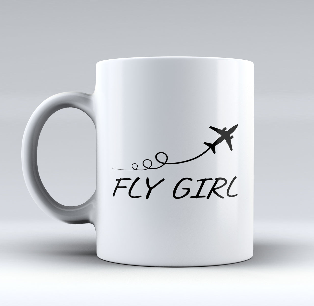 Just Fly It & Fly Girl Designed Mugs