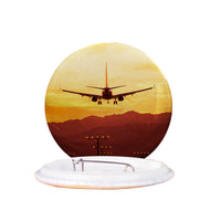 Thumbnail for Landing Aircraft During Sunset Designed Pins