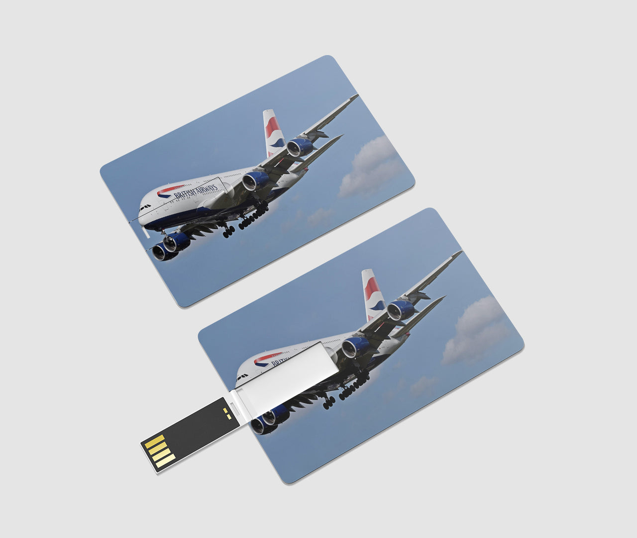 Landing British Airways A380 Designed USB Cards