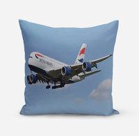 Thumbnail for Landing British Airways A380 Designed Pillows