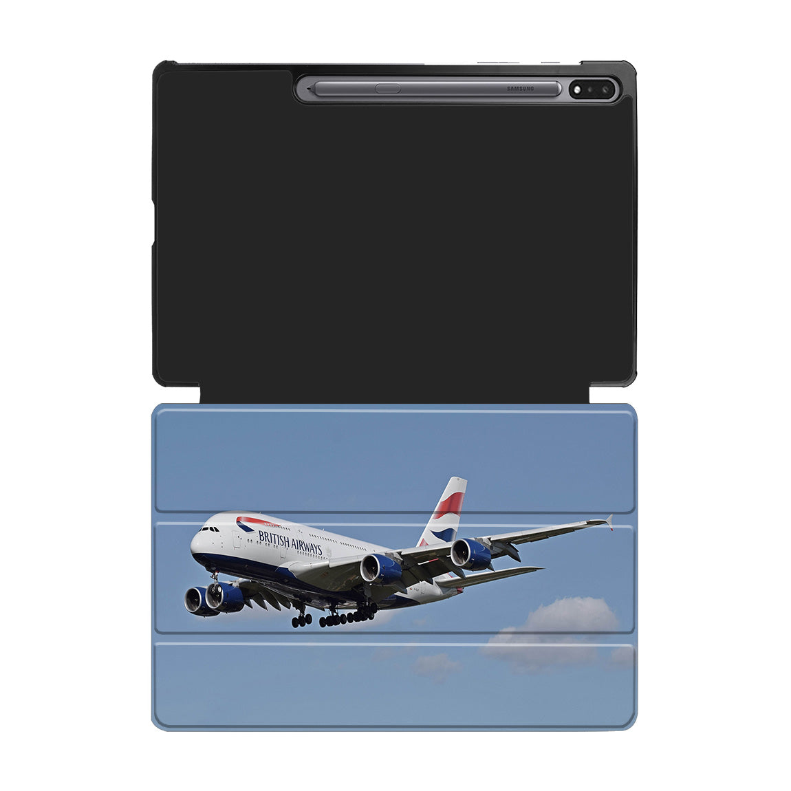 Landing British Airways A380 Designed Samsung Tablet Cases