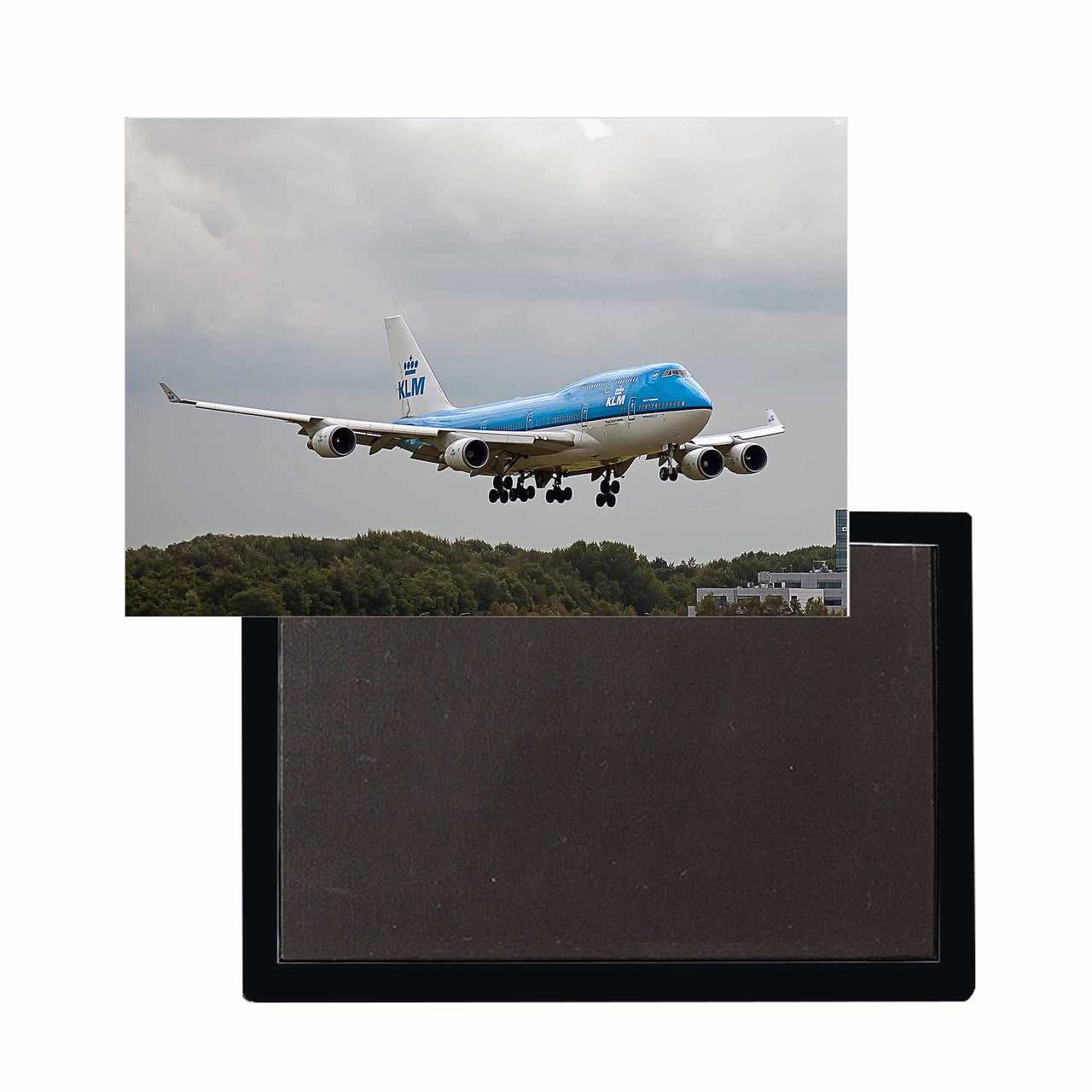 Landing KLM's Boeing 747 Designed Magnets