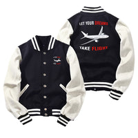 Thumbnail for Let Your Dreams Take Flight Designed Baseball Style Jackets