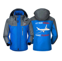 Thumbnail for Let Your Dreams Take Flight Designed Thick Winter Jackets