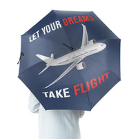 Thumbnail for Let Your Dreams Take Flight Designed Umbrella