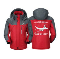 Thumbnail for Let Your Dreams Take Flight Designed Thick Winter Jackets
