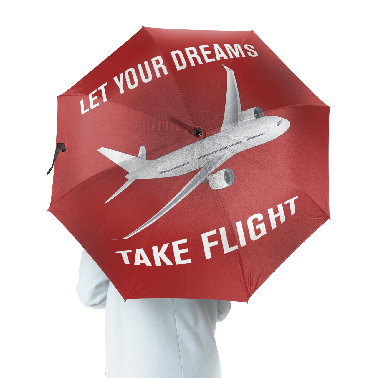 Let Your Dreams Take Flight Designed Umbrella