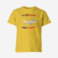 Thumbnail for Let Your Dreams Take Flight Designed Children T-Shirts