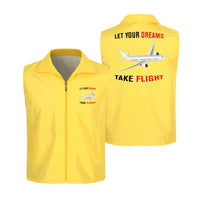 Thumbnail for Let Your Dreams Take Flight Designed Thin Style Vests