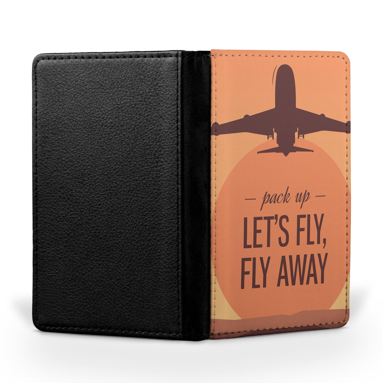 Let's Fly Away Printed Passport & Travel Cases