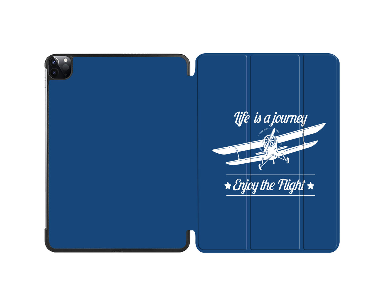 Life is a journey Enjoy the Flight Designed iPad Cases