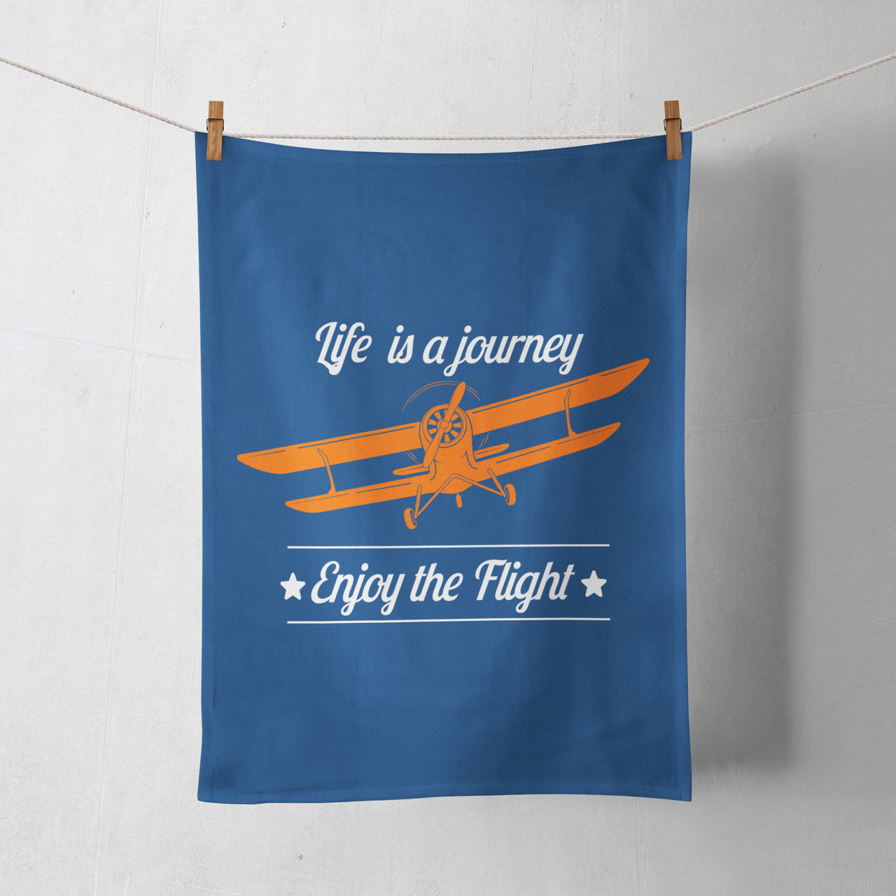 Life is a journey Enjoy the Flight Designed Towels