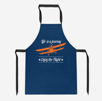 Thumbnail for Life is a journey Enjoy the Flight Designed Kitchen Aprons