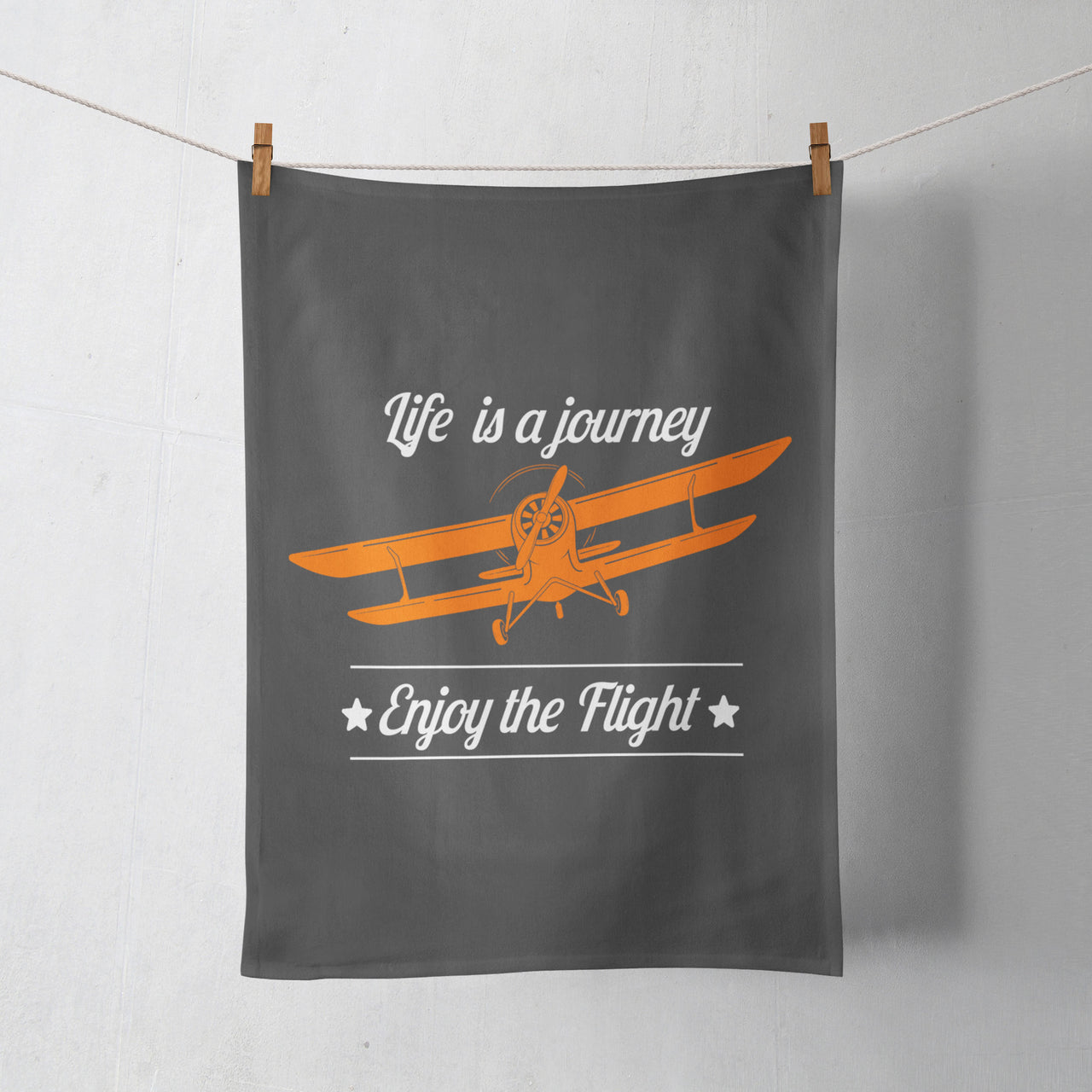 Life is a journey Enjoy the Flight Designed Towels