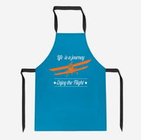 Thumbnail for Life is a journey Enjoy the Flight Designed Kitchen Aprons