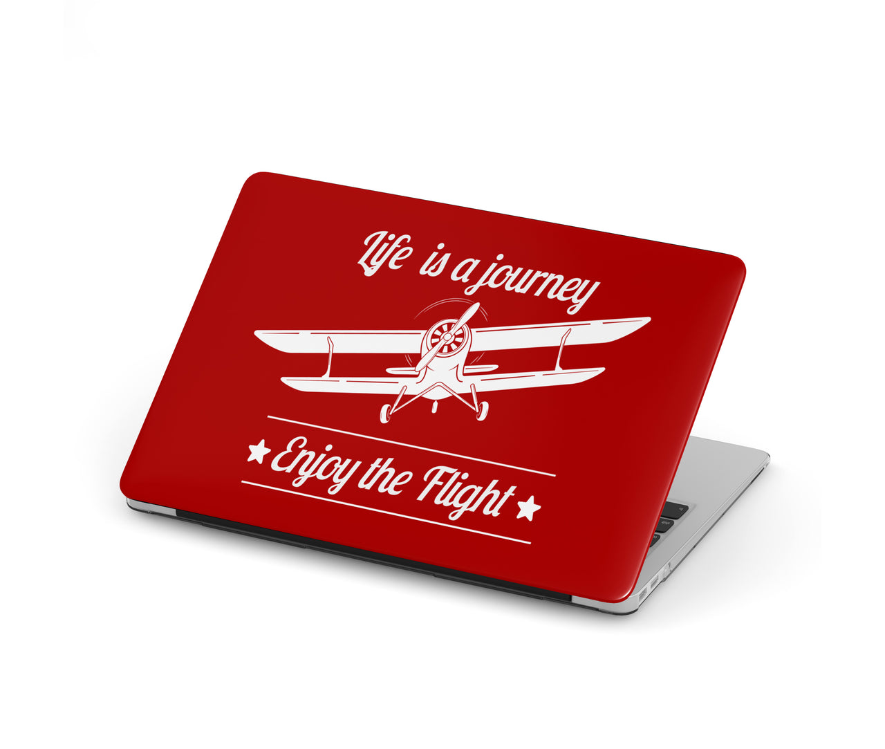 Life is a journey Enjoy the Flight Designed Macbook Cases