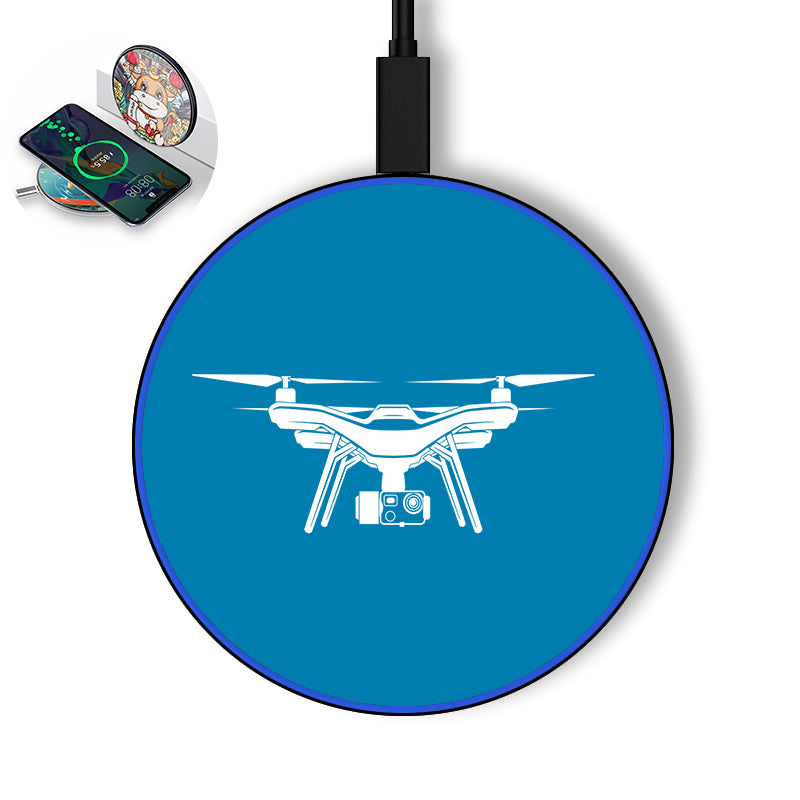 Drone Silhouette Designed Wireless Chargers