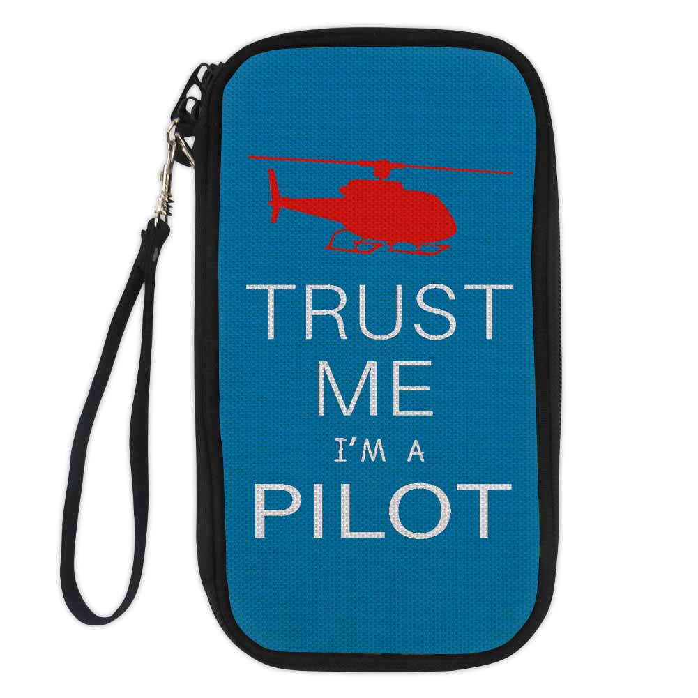 Trust Me I'm a Pilot (Helicopter) Designed Travel Cases & Wallets