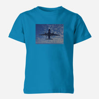 Thumbnail for Airplane From Below Designed Children T-Shirts