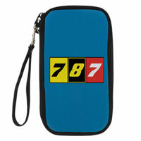Thumbnail for Flat Colourful 787 Designed Travel Cases & Wallets