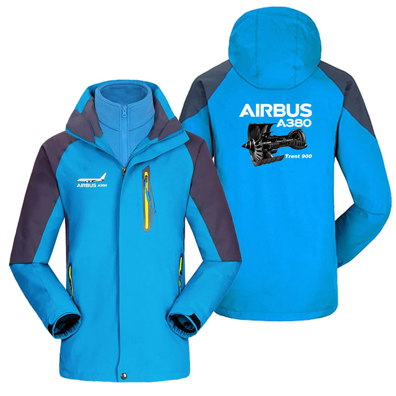 Airbus A380 & Trent 900 Engine Designed Thick Skiing Jackets