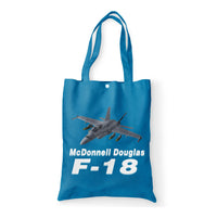Thumbnail for The McDonnell Douglas F18 Designed Tote Bags