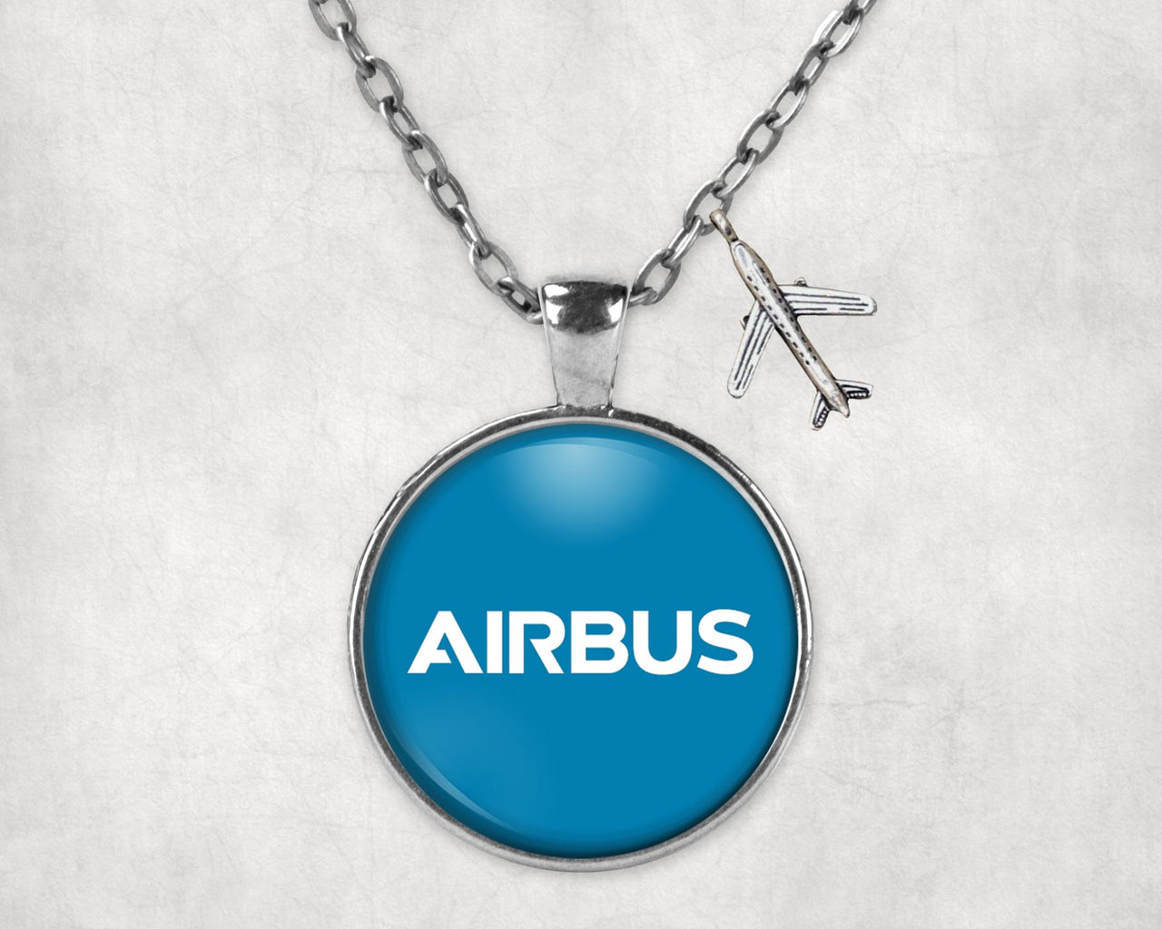 Airbus & Text Designed Necklaces