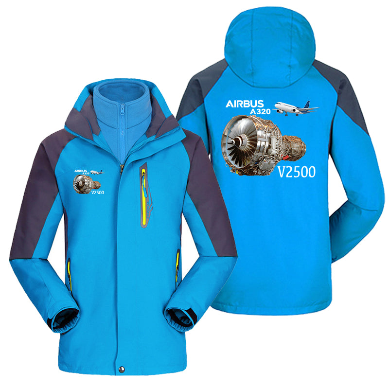 Airbus A320 & V2500 Engine Designed Thick Skiing Jackets
