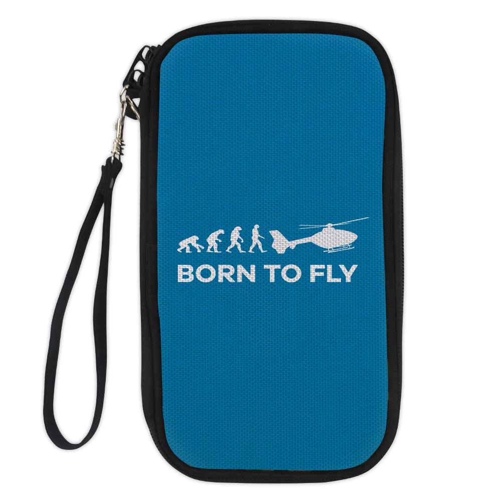 Born To Fly Helicopter Designed Travel Cases & Wallets