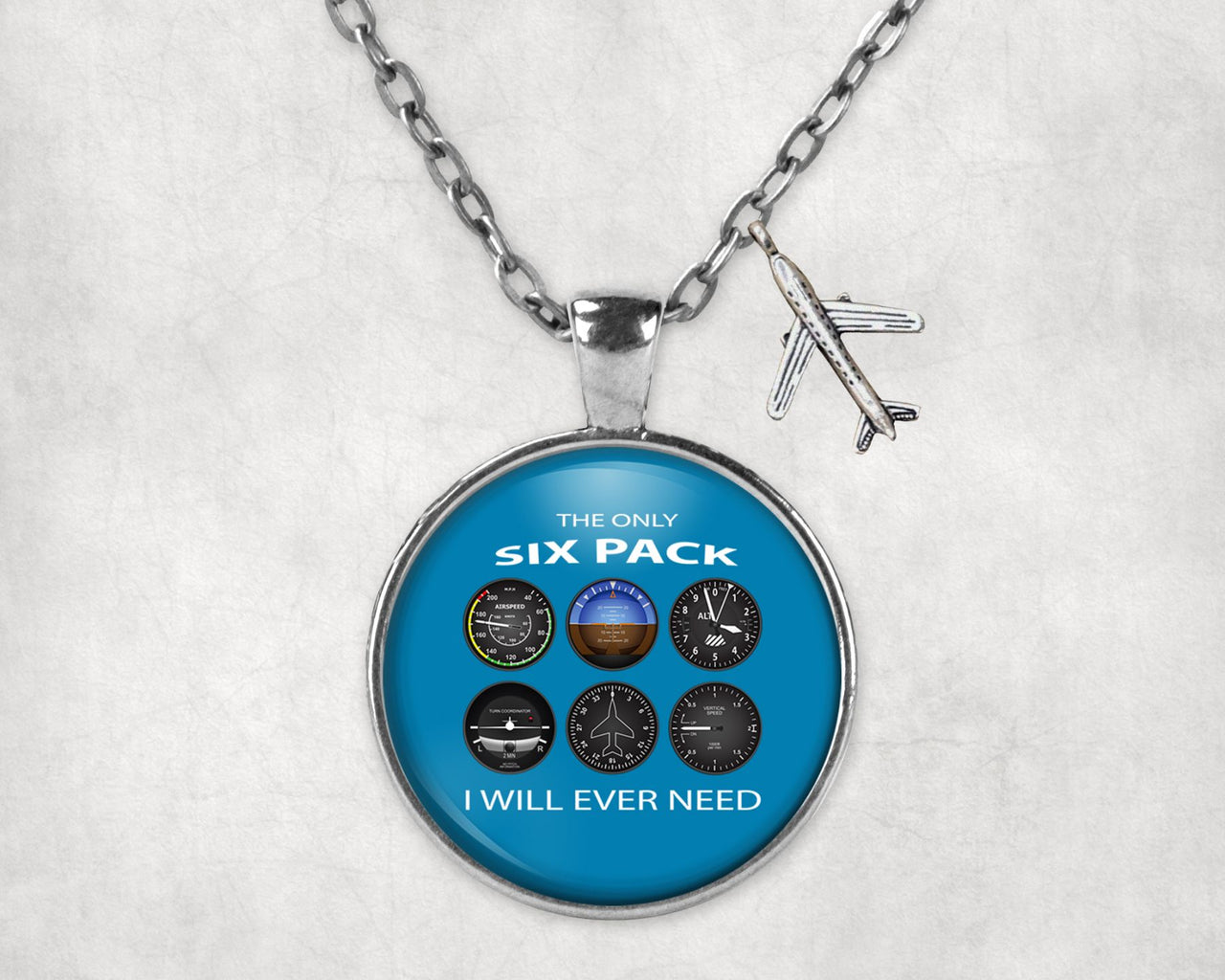 The Only Six Pack I Will Ever Need Designed Necklaces